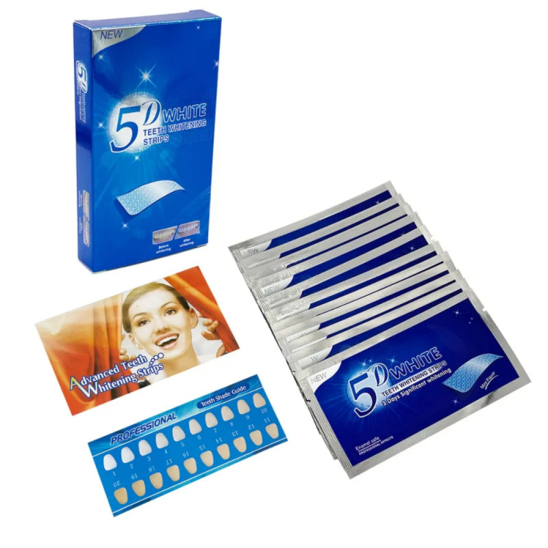 Teeth Whitening Gel Refills - 1/14pair 5D gel tooth whitening kit