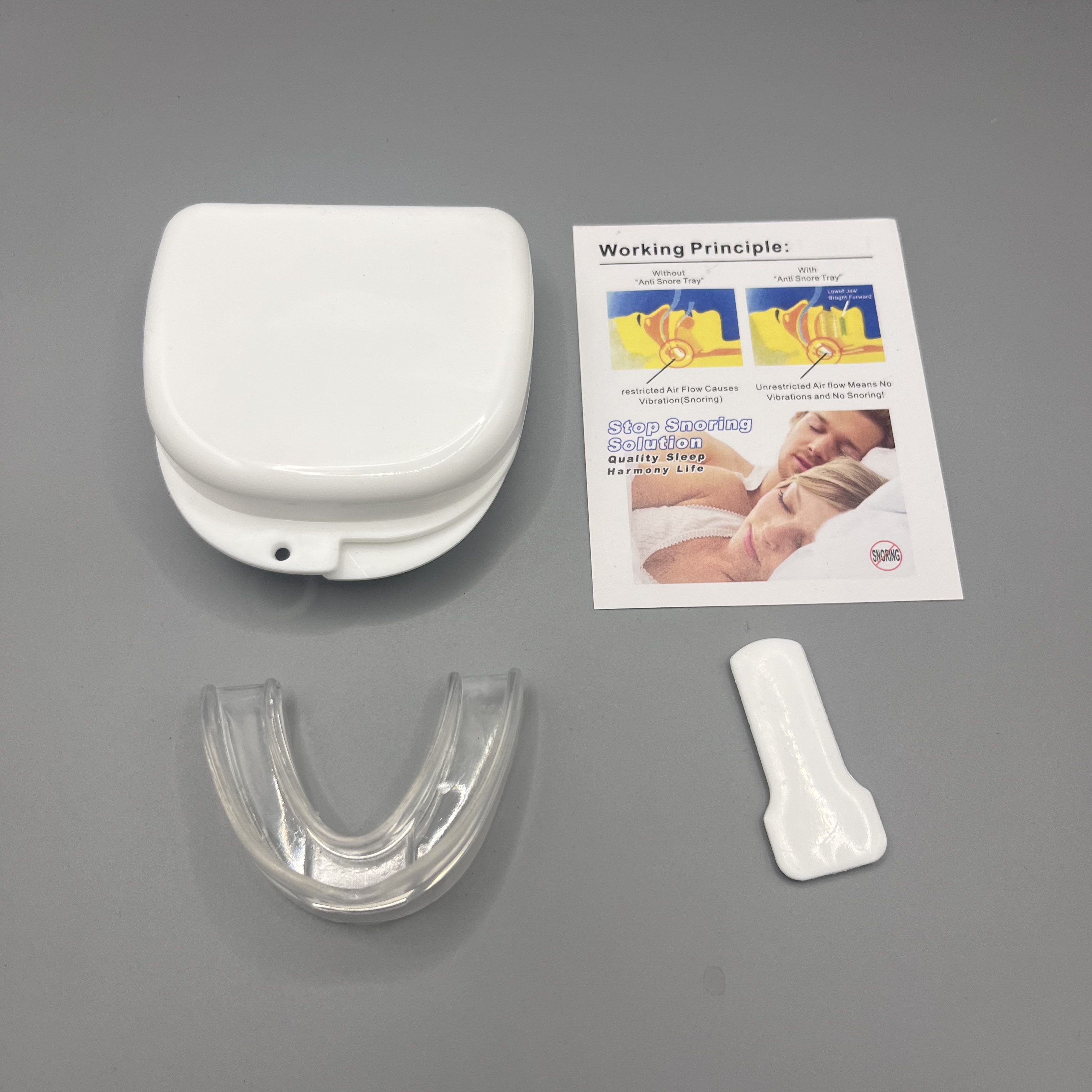 New White Box Anti-Snoring Sle - Dental Guard Night avaliação e preço