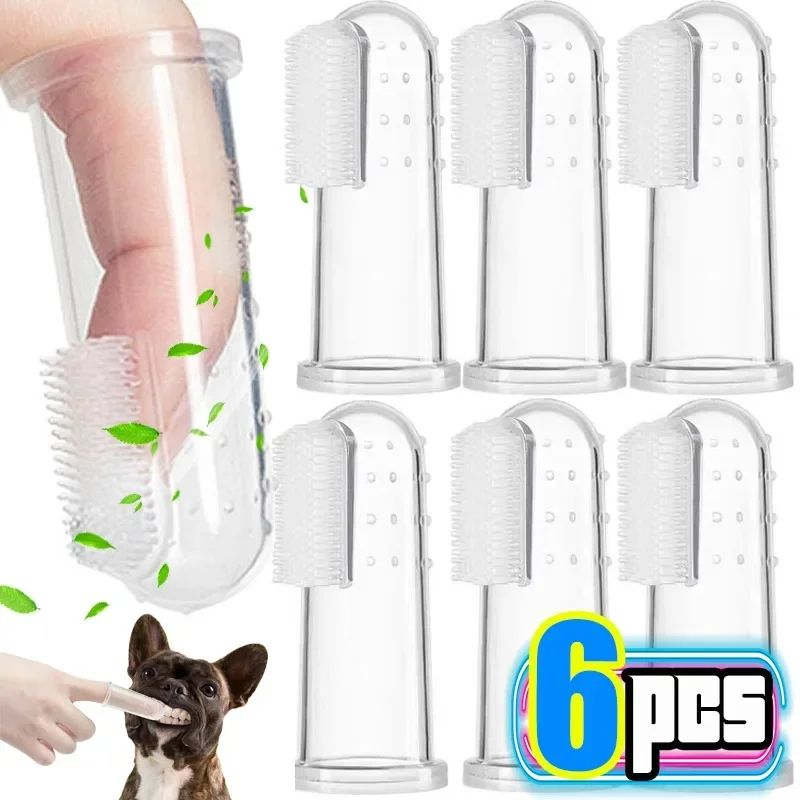 Silicone Soft Pet Finger Cuff  - Teeth Whitening Brush avaliação e preço