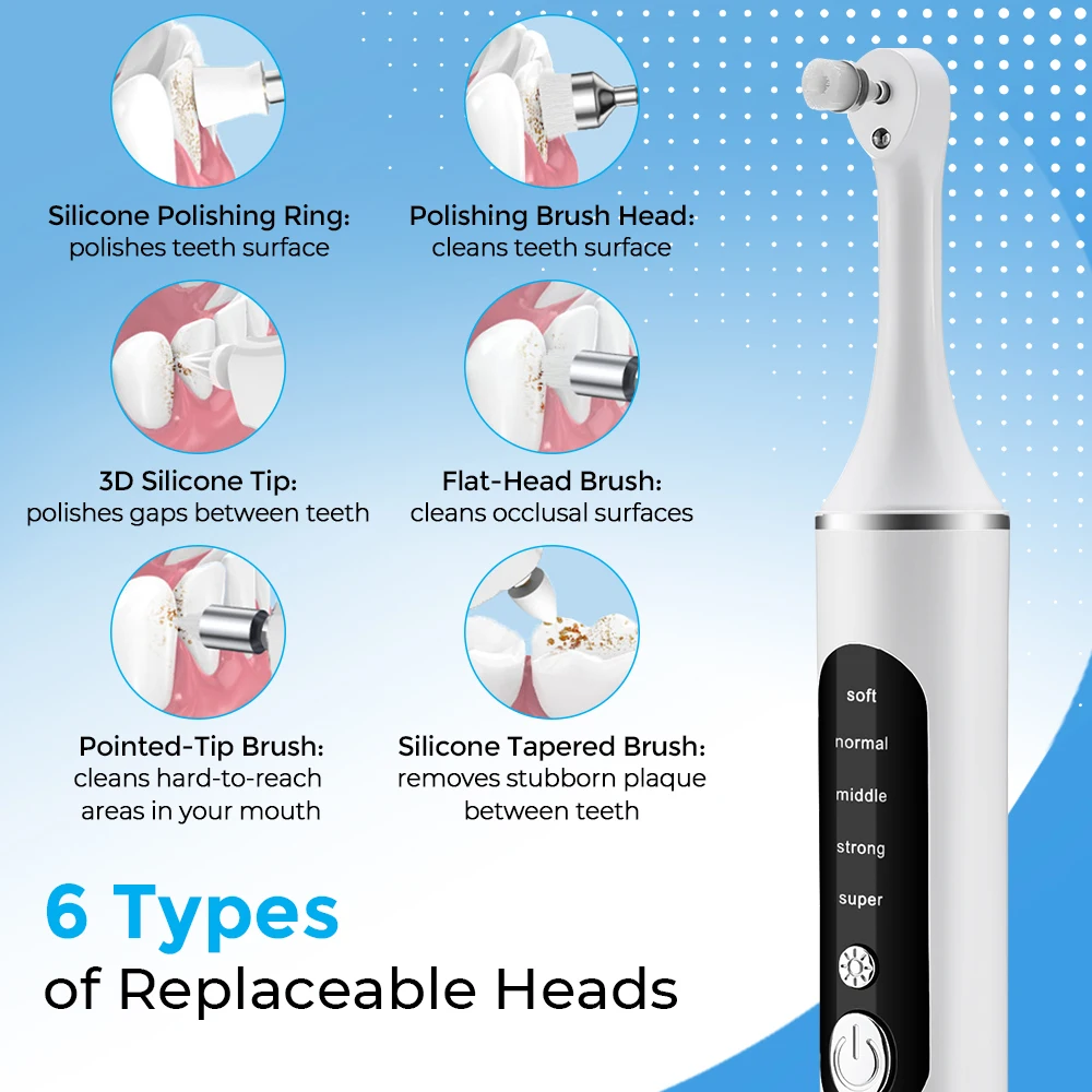 Electric Tooth Polisher Teeth  - Teeth Whitening Light Kit avaliação e preço