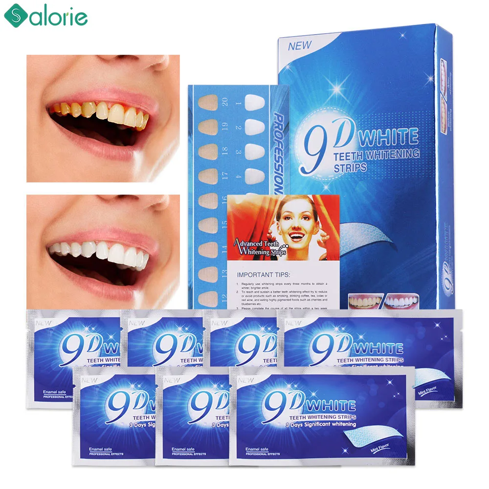 9D Teeth Whitening Stickers Mi - Teeth Whitening Effective avaliação e preço