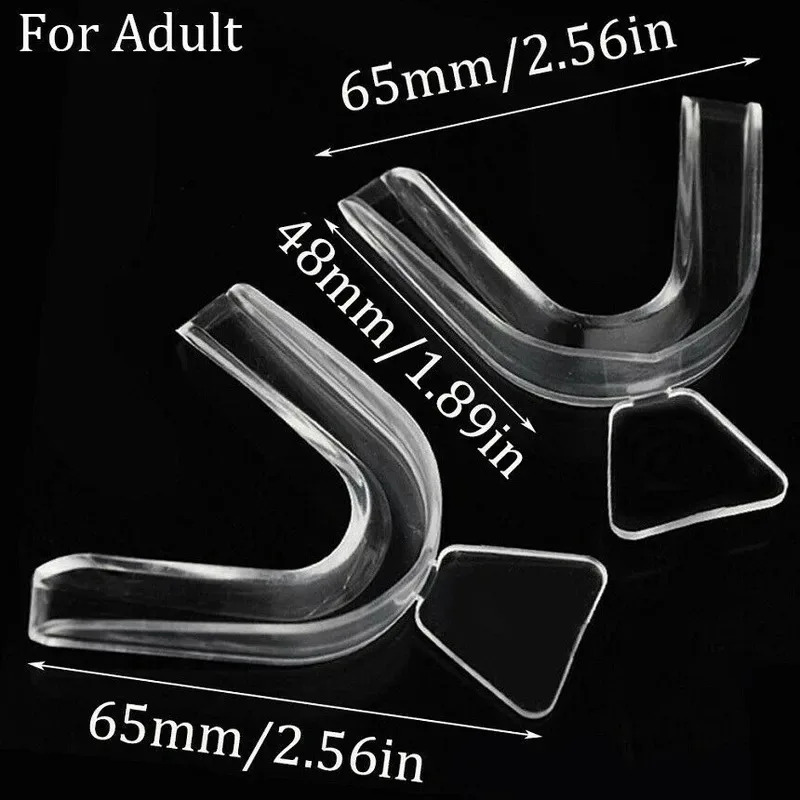 1/3/6pairs Silicone Mouth Guar - Teeth Whitening With Trays avaliação e preço