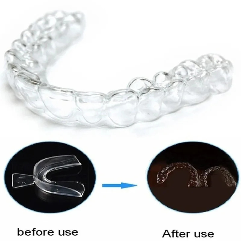 1/3/6pairs Silicone Mouth Guar - Teeth Whitening With Trays avaliação e preço