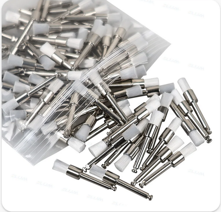 100PCS/Box Dentistry Polishing - Teeth Whitening Brush avaliação e preço