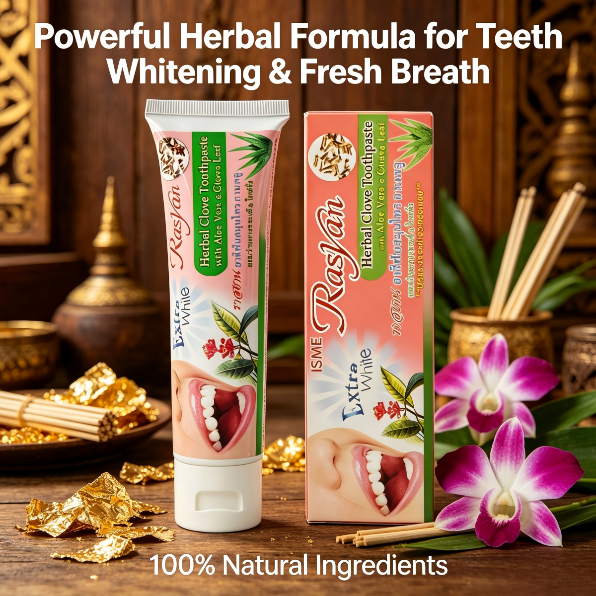 Thai Rasyan Herbal Whitening T - Teeth Whitening Thailand avaliação e preço
