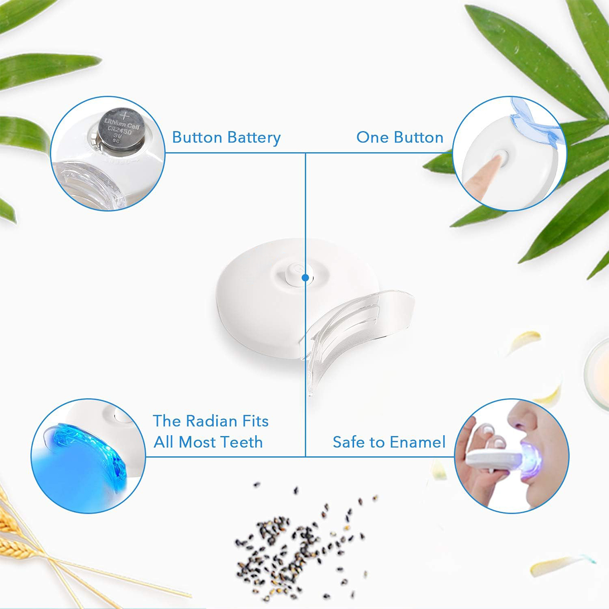 Teeth Whitening Kit - 5X LED L - Teeth Whitening Singapore avaliação e preço