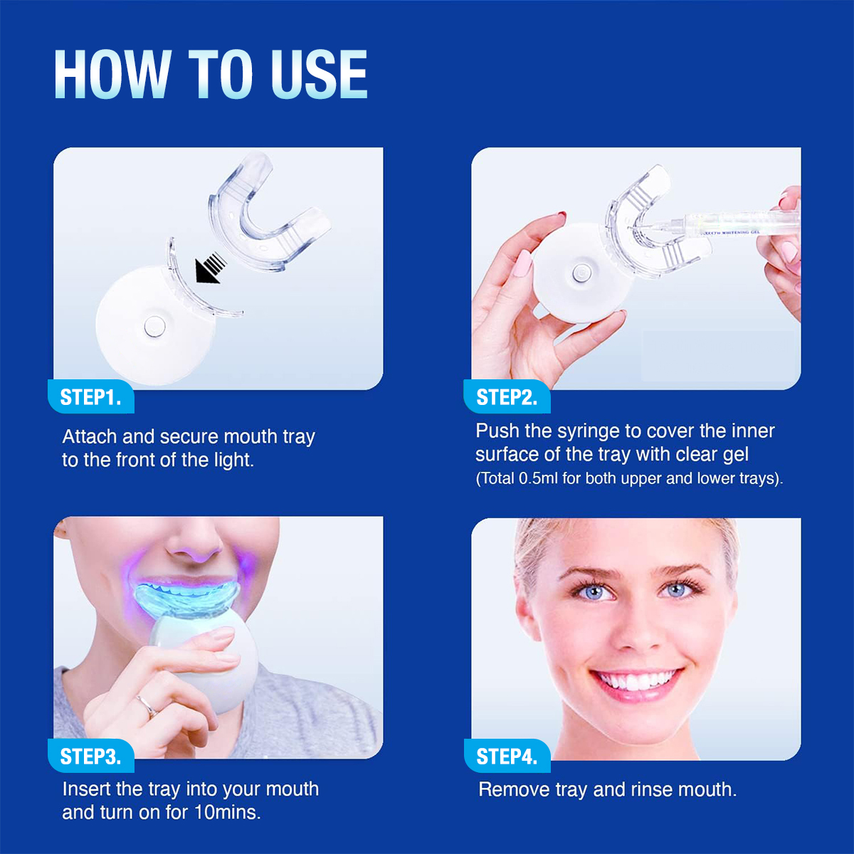 Teeth Whitening Kit - 5X LED L - Teeth Whitening Singapore avaliação e preço