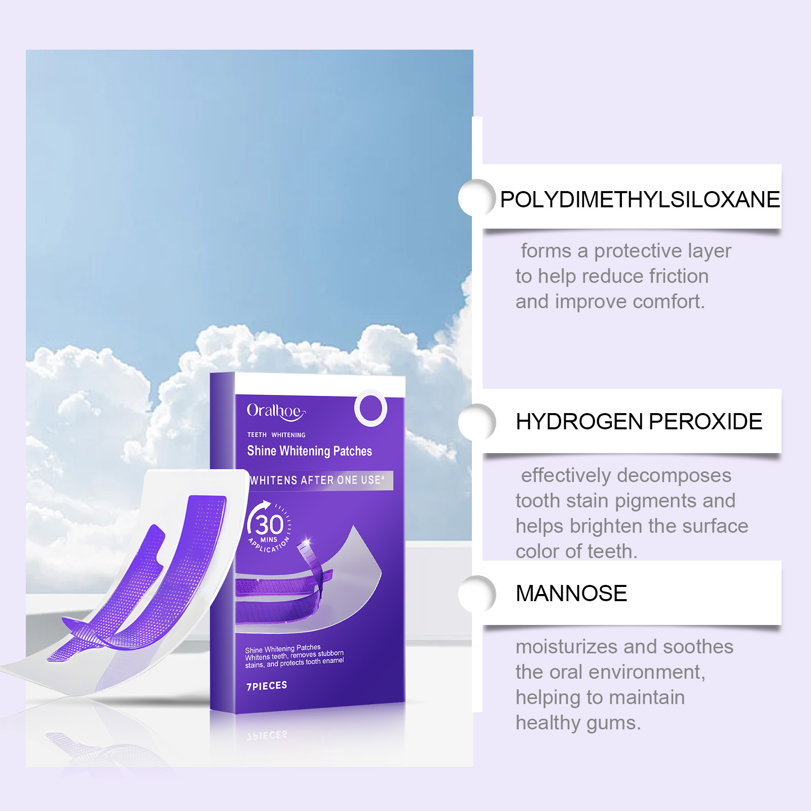 ORALHOE 7PCS/Box Teeth Whiteni - Teeth Whitening Quick Results avaliação e preço