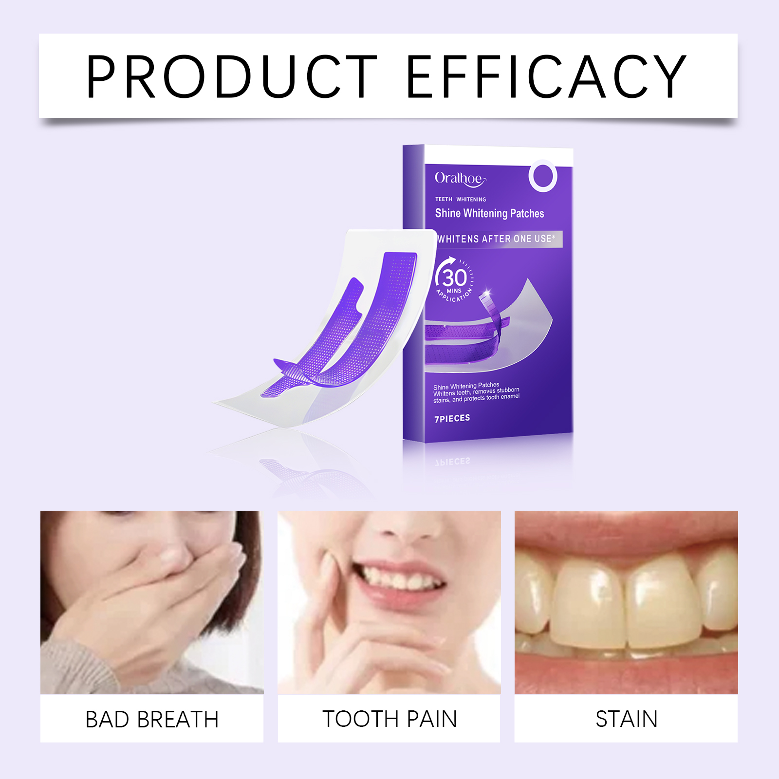 ORALHOE 7PCS/Box Teeth Whiteni - Teeth Whitening Quick Results avaliação e preço