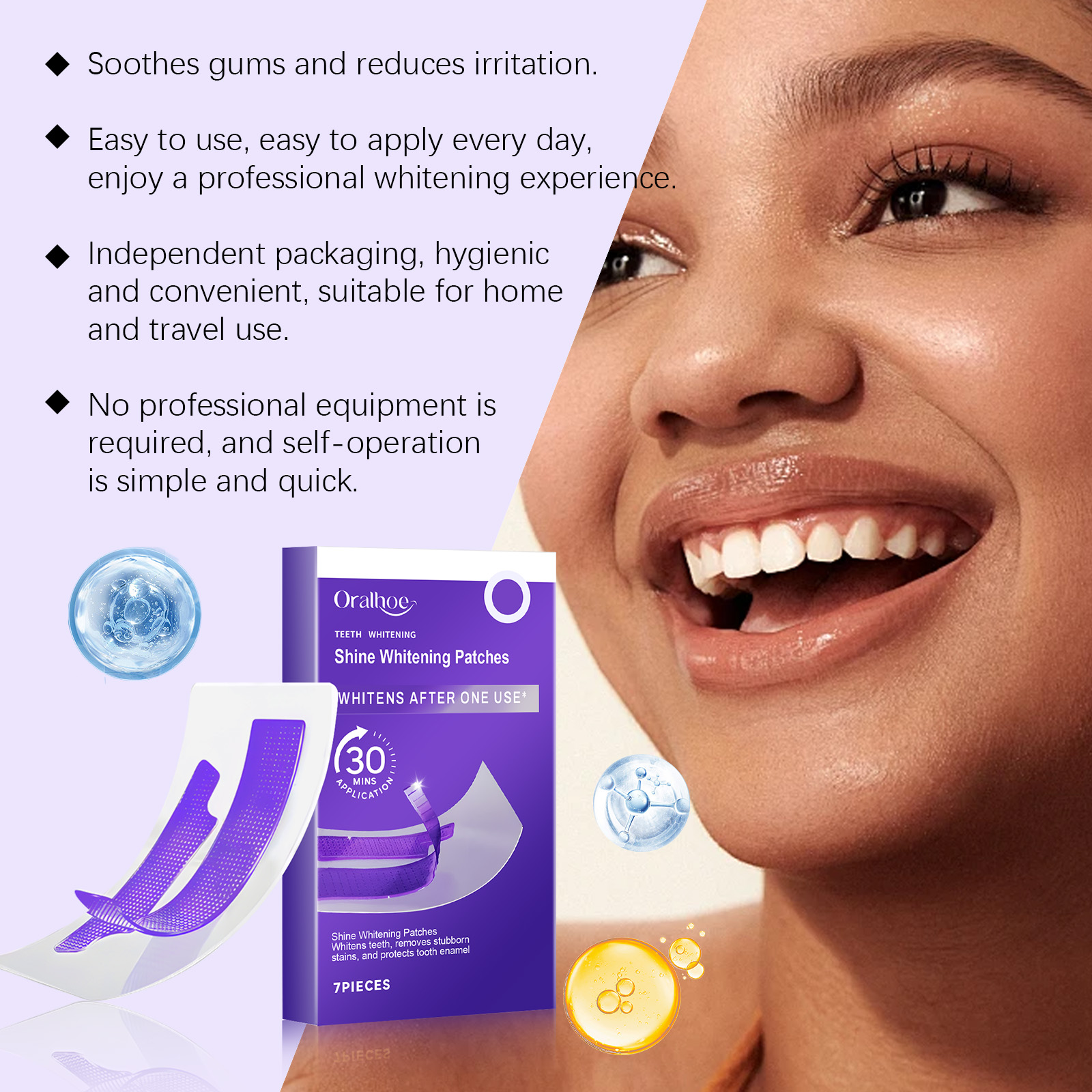 ORALHOE 7PCS/Box Teeth Whiteni - Teeth Whitening Quick Results avaliação e preço