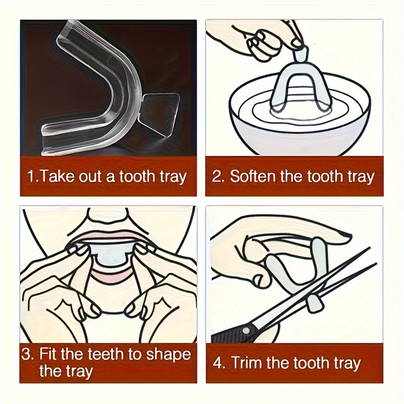 Unisex Teeth Aligner Silicone  - Teeth Whitening With Trays avaliação e preço