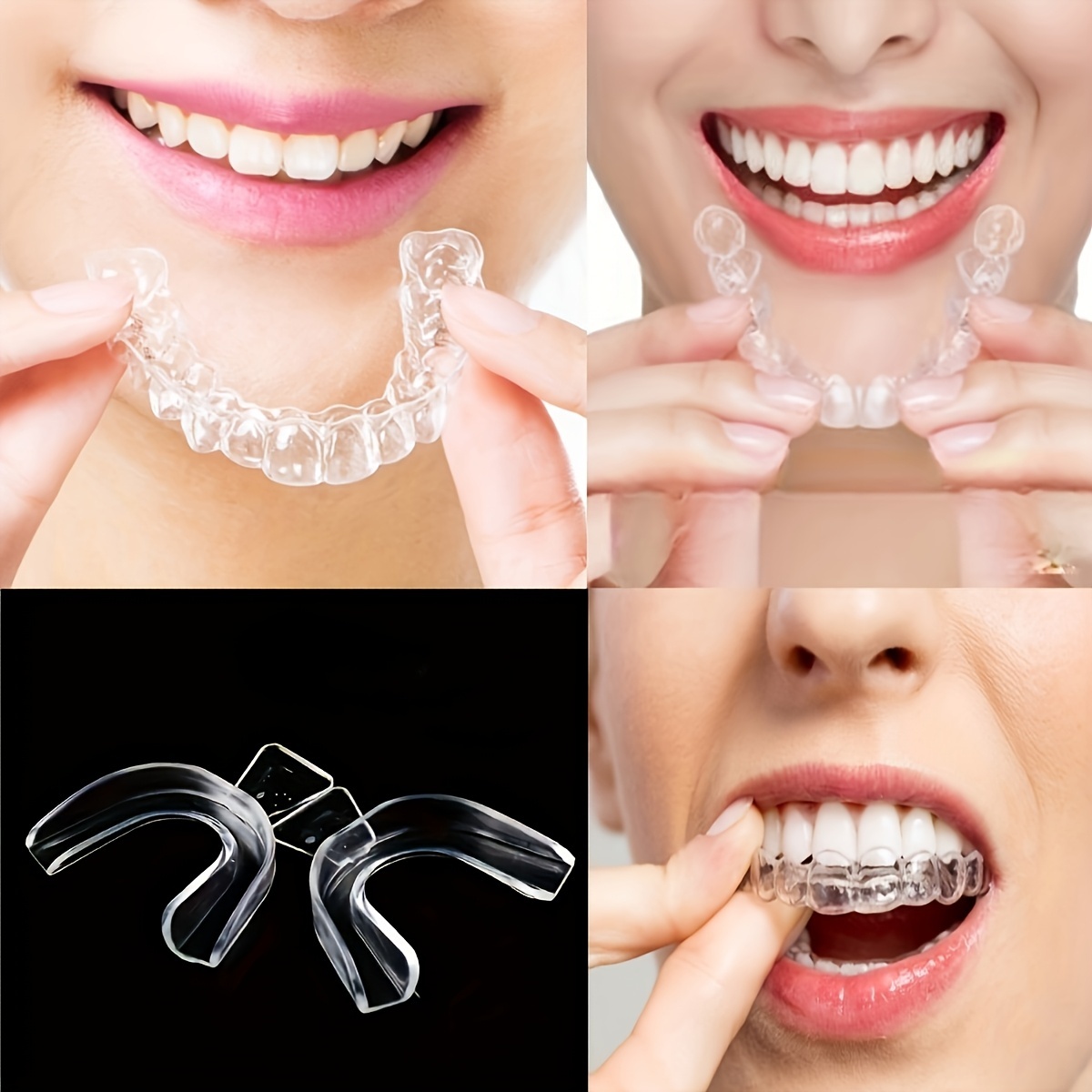 Unisex Teeth Aligner Silicone  - Teeth Whitening With Trays avaliação e preço