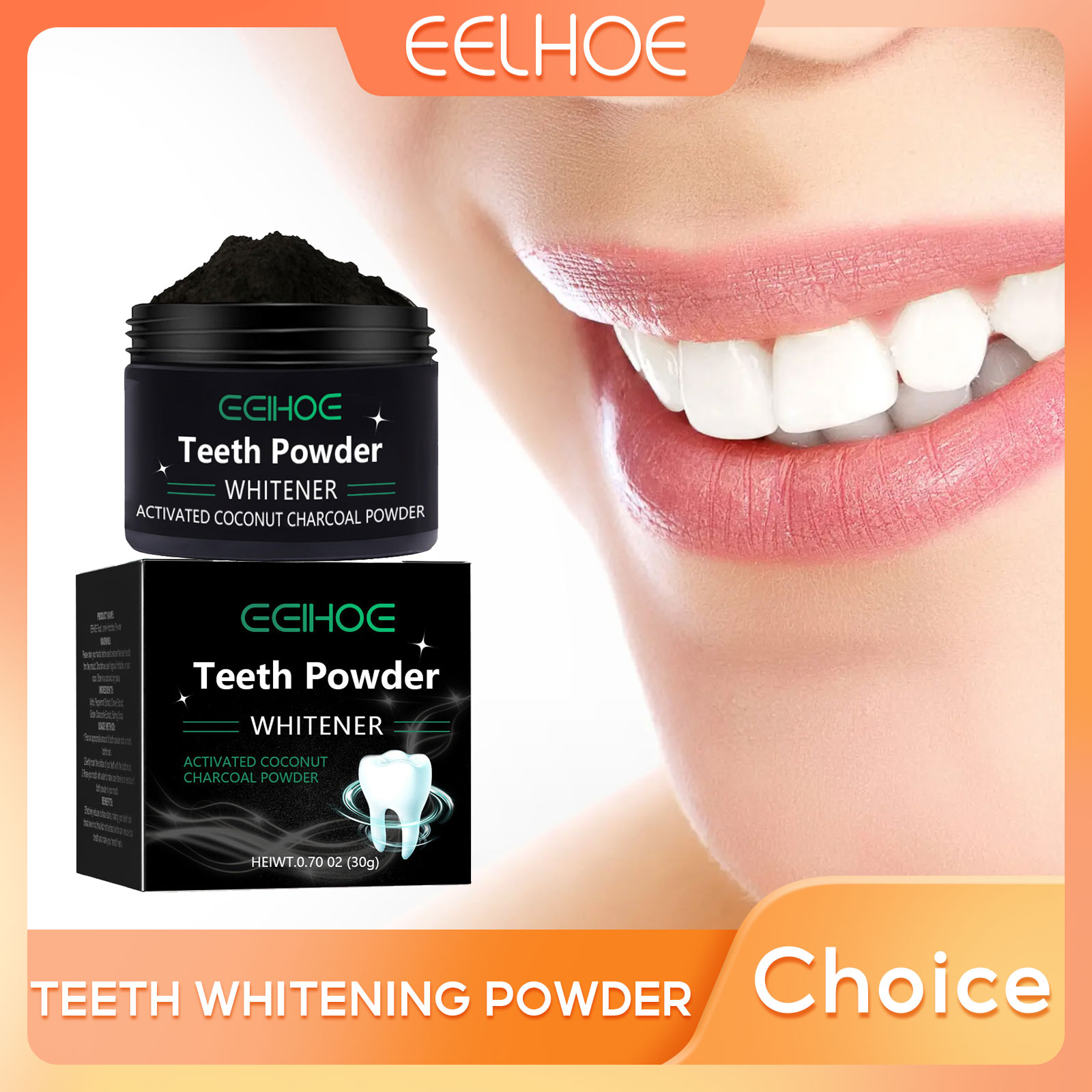 EELHOE Charcoal Powder for Tee - Teeth Whitening Charcoal avaliação e preço
