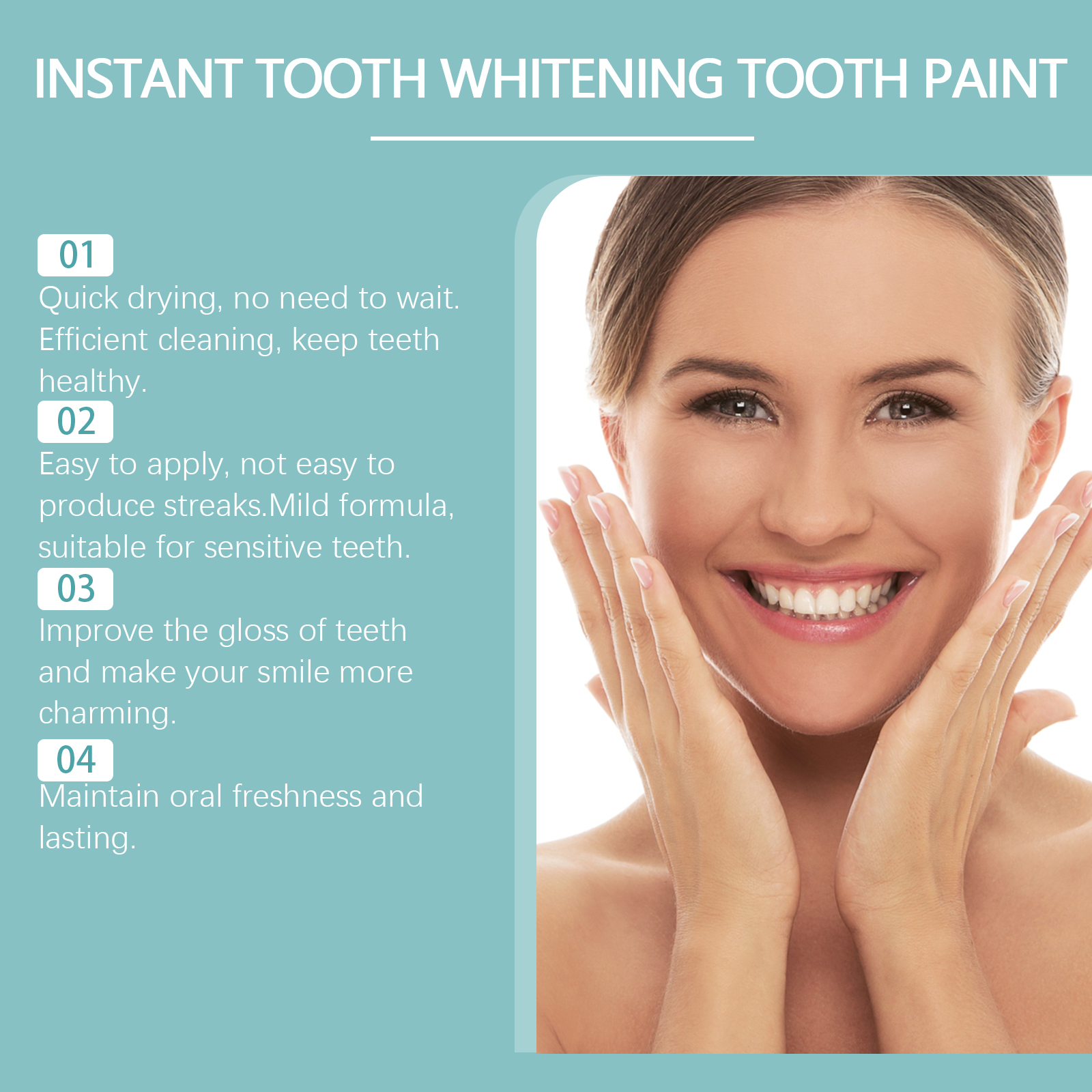 Instant Teeth Whitening Paint  - Teeth Whitening Flash avaliação e preço