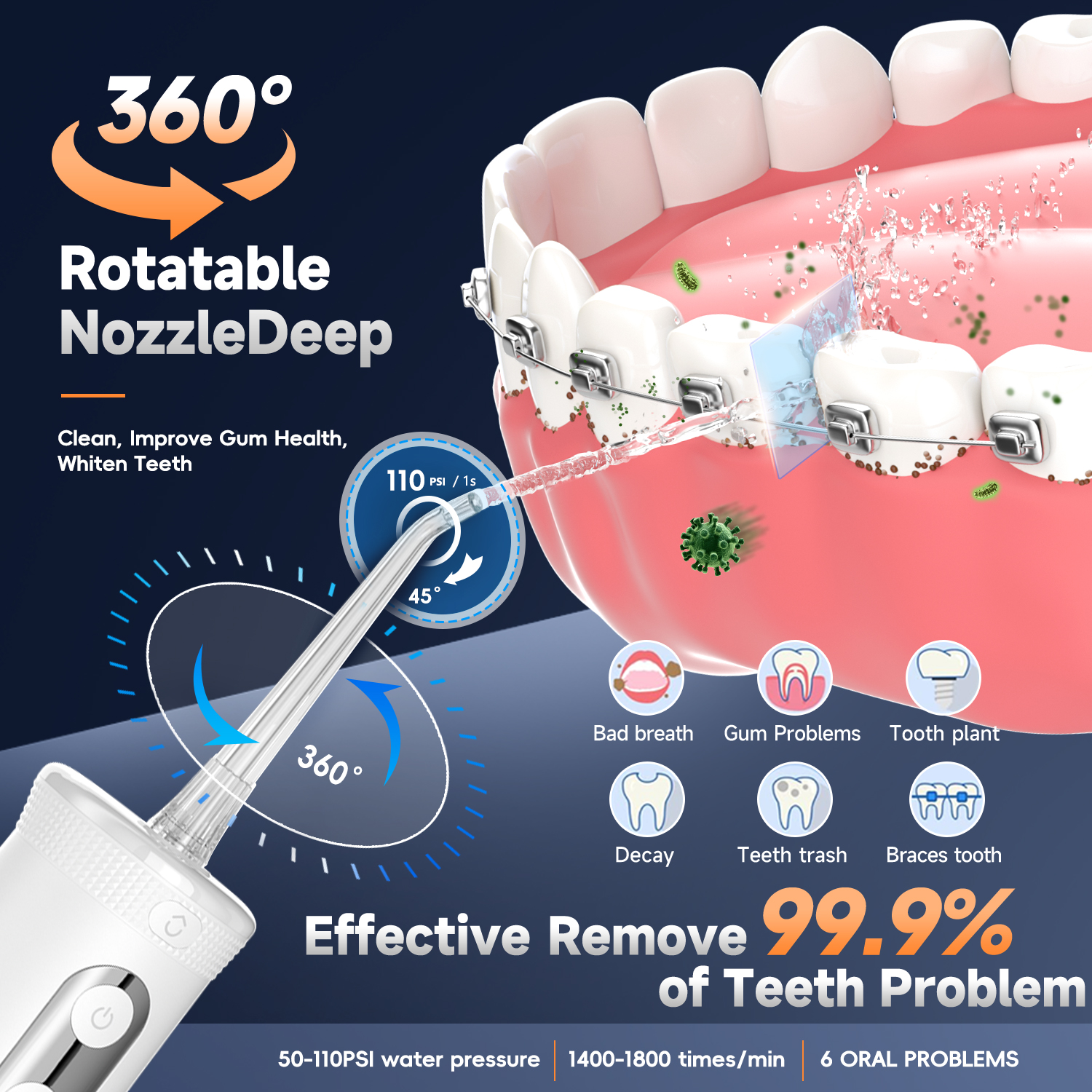 Mornwell 5032 Water Floss Soni - Teeth Whitening In Office avaliação e preço