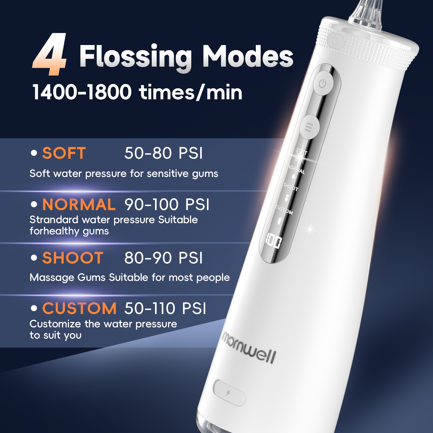 Mornwell 5032 Water Floss Soni - Teeth Whitening In Office avaliação e preço