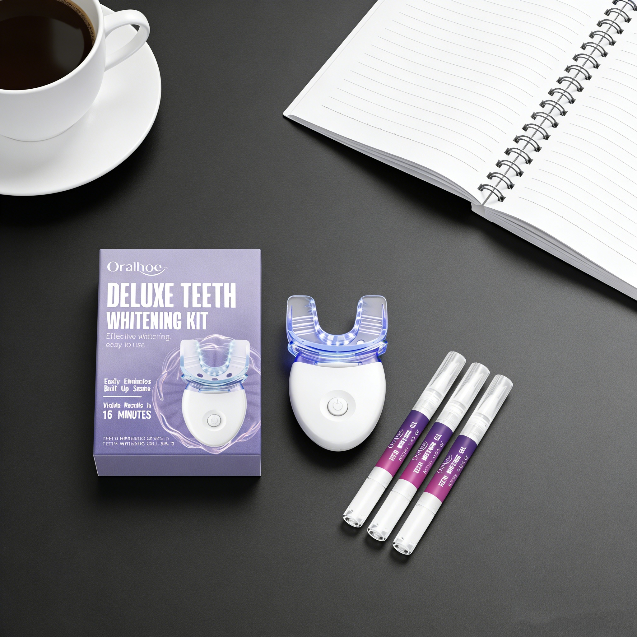 Oralhoe Teeth Care Set Oral Hy - Teeth Whitening Light Kit avaliação e preço