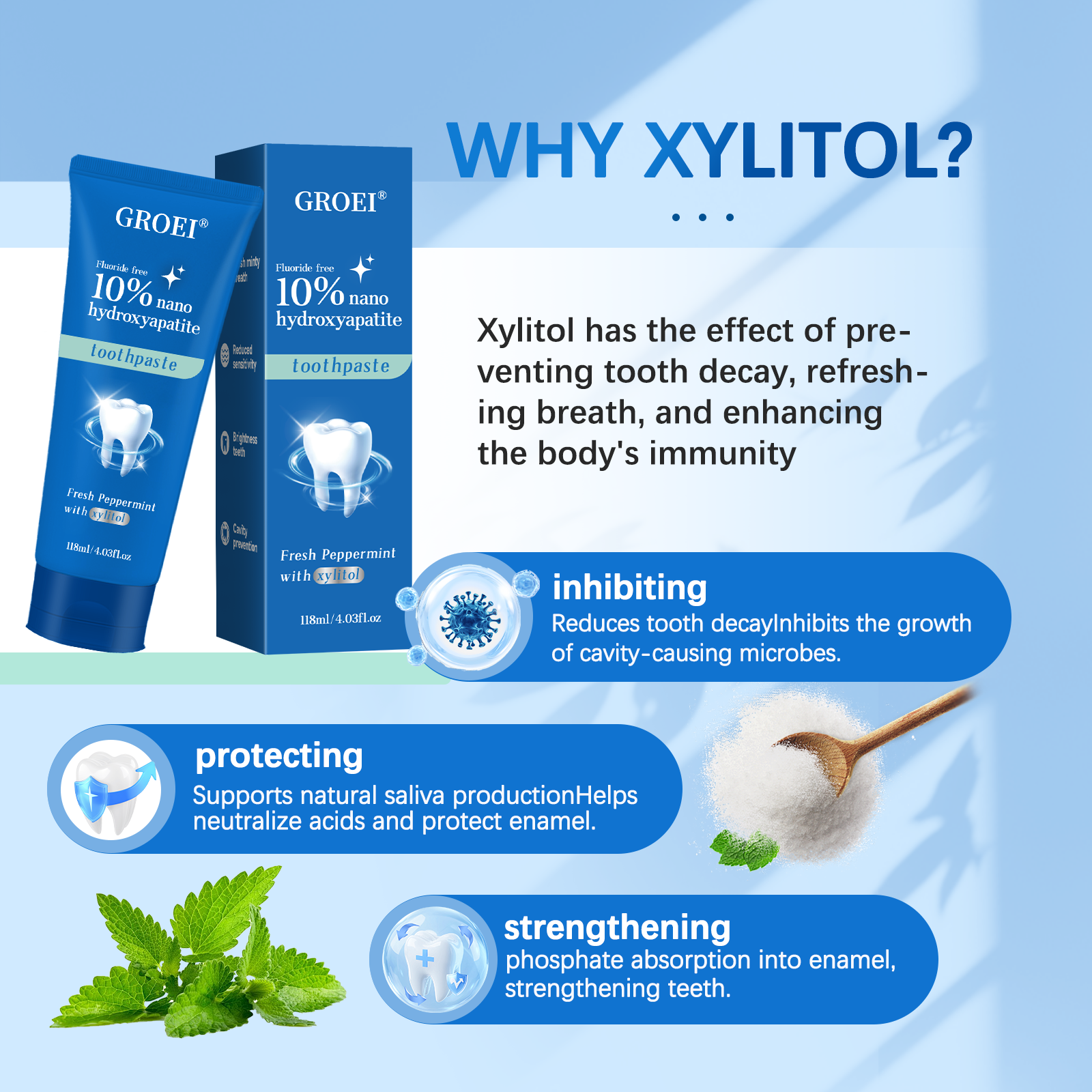 Hydroxyapatite Toothpaste Refr - Teeth Whitening Thailand avaliação e preço
