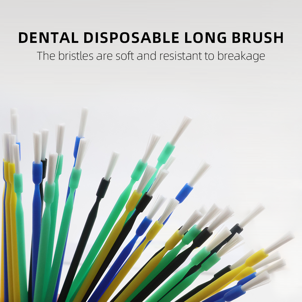 TJDent 100pcs/bag Dental Dispo - Teeth Whitening Brush avaliação e preço