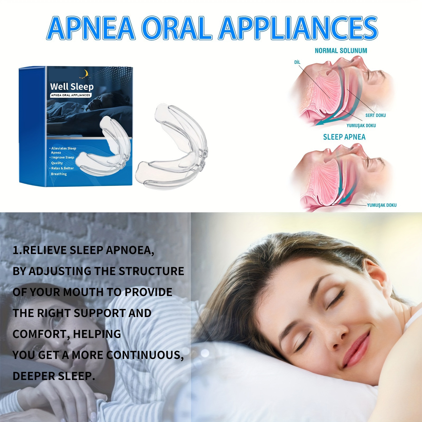 Anti Snoring Bruxism Mouth Gua - Dental Guard Night avaliação e preço