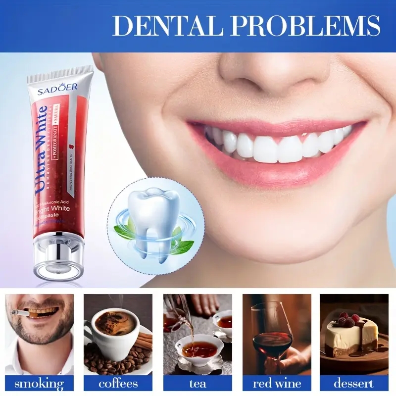 100g Sakura Red Pomegranate To - Teeth Whitening Thailand avaliação e preço