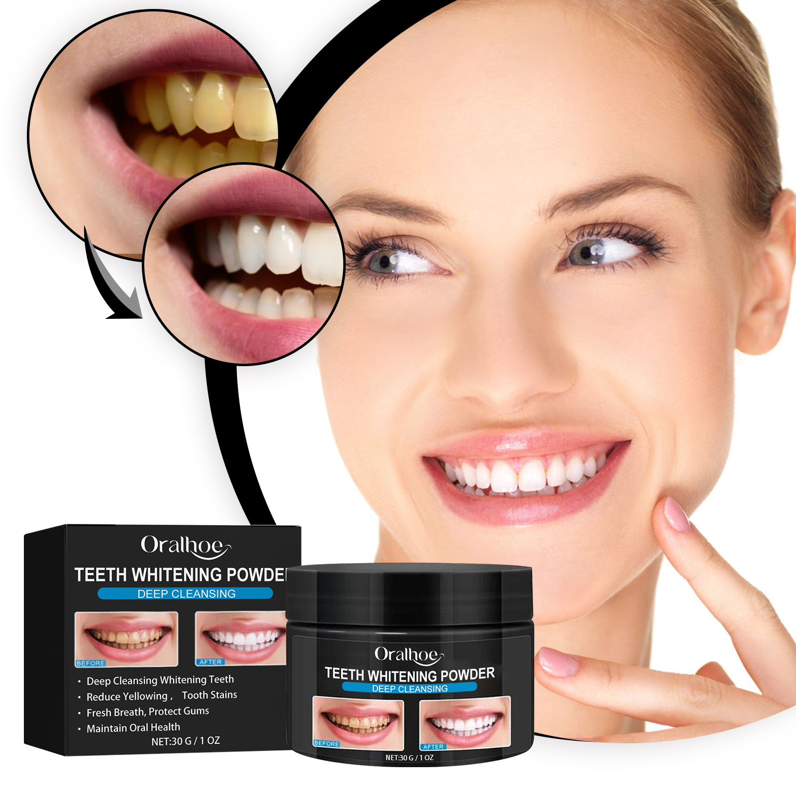 Charcoal Whitening Teeth Powde - Teeth Whitening Charcoal avaliação e preço