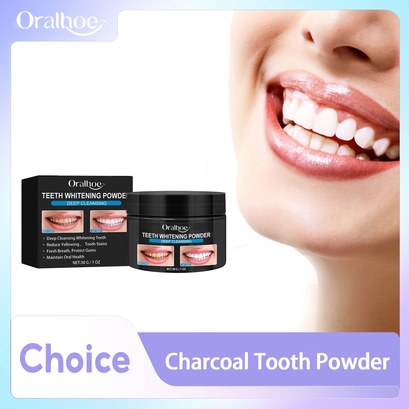 Charcoal Whitening Teeth Powde - Teeth Whitening Charcoal avaliação e preço