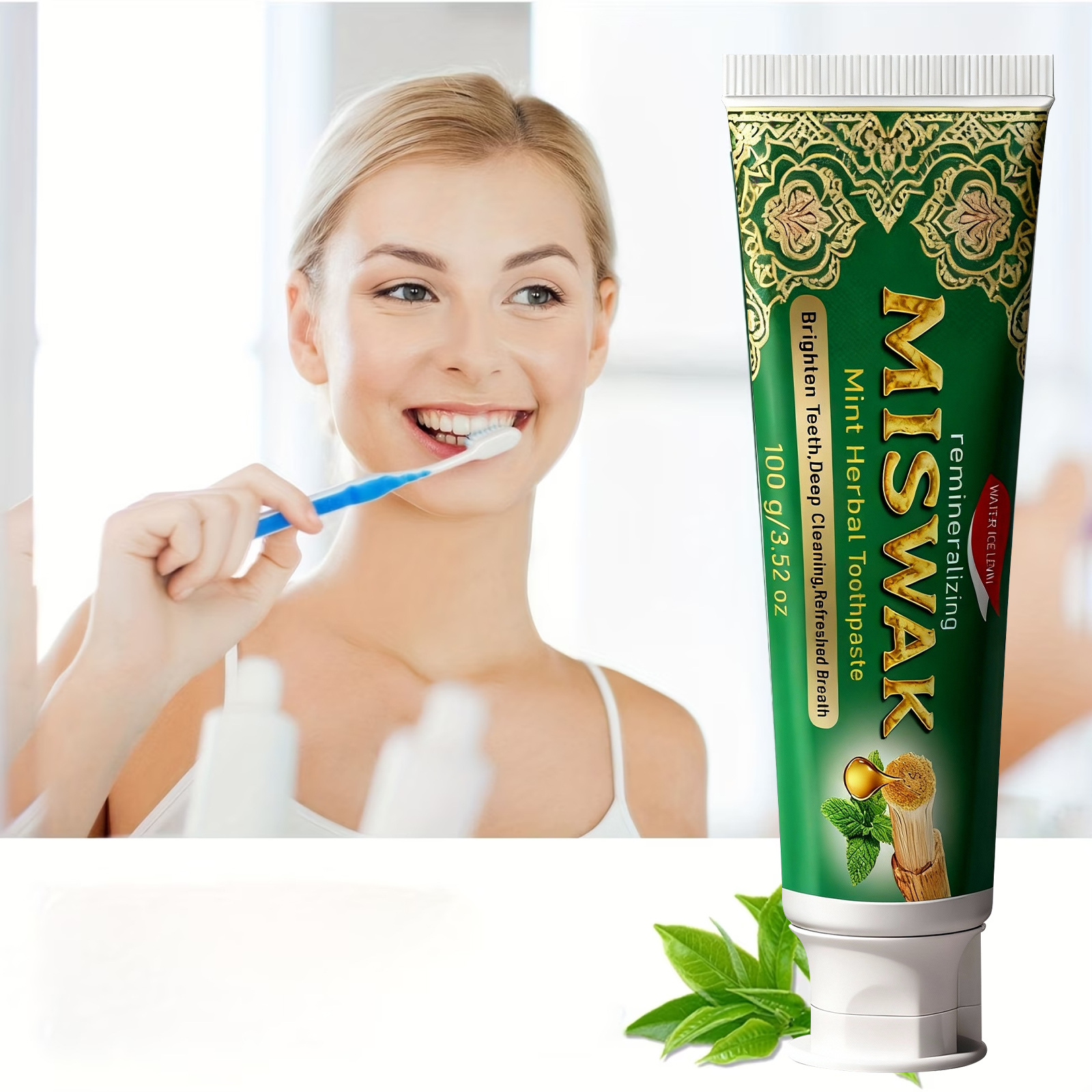 Miswak Remineralizing Mint Her - Teeth Whitening Thailand avaliação e preço