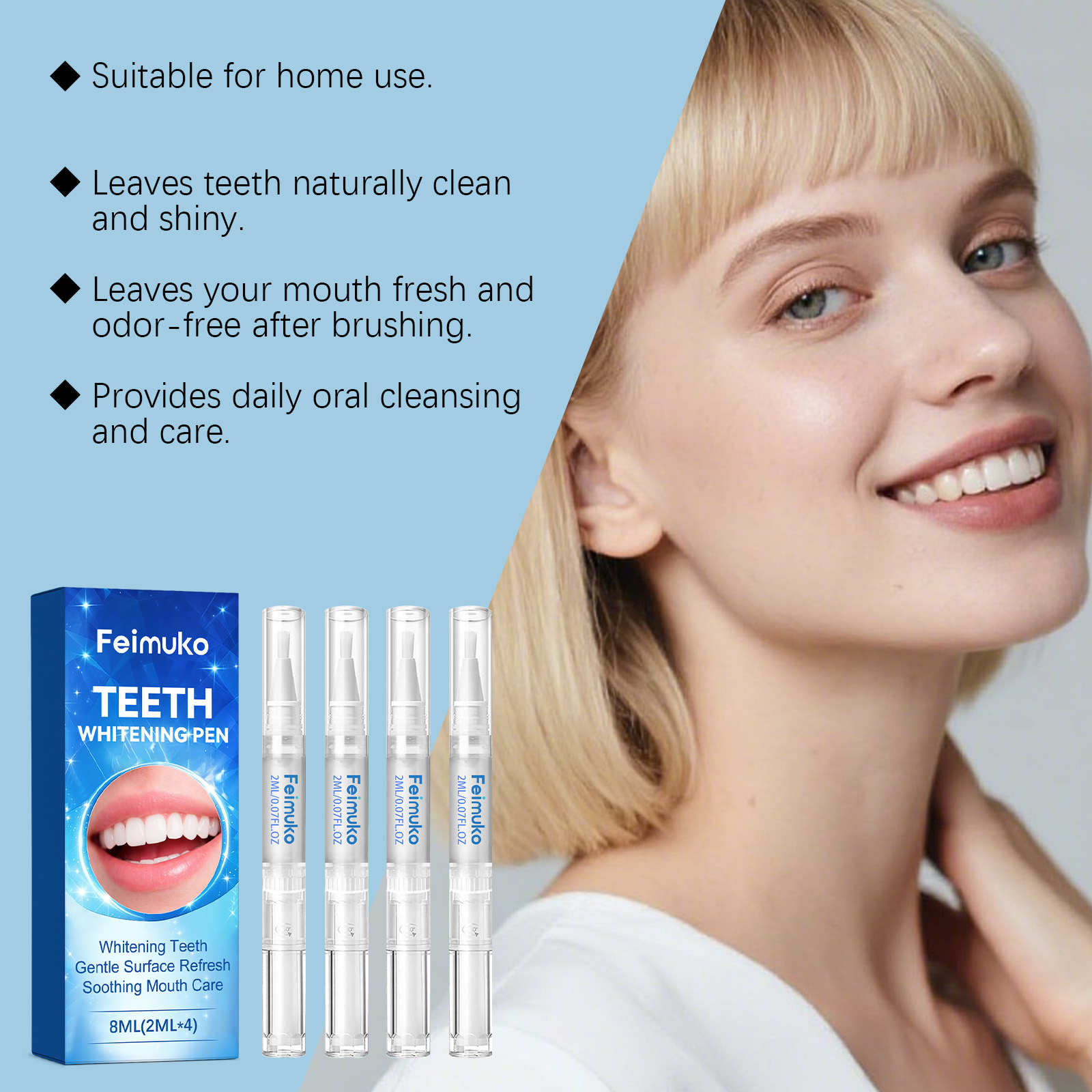 Feimuko 8ml Teeth Gel Pen Gent - Teeth Whitening Singapore avaliação e preço