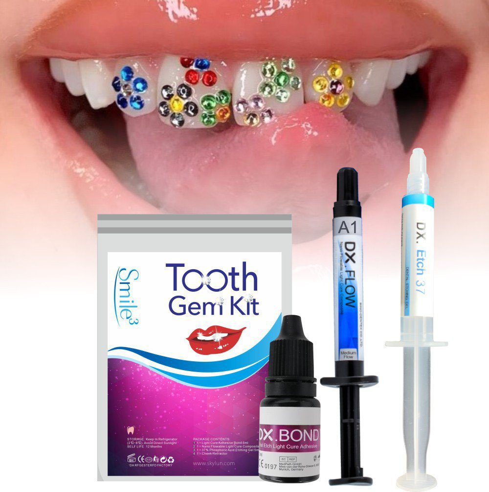 HOT Tooth Gem Kit Teeth Decora - Teeth Whitening Singapore avaliação e preço