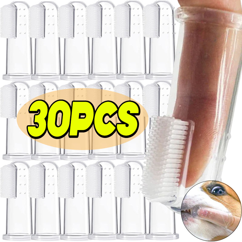 Super Soft Pet Finger Toothbru - Teeth Whitening Brush avaliação e preço
