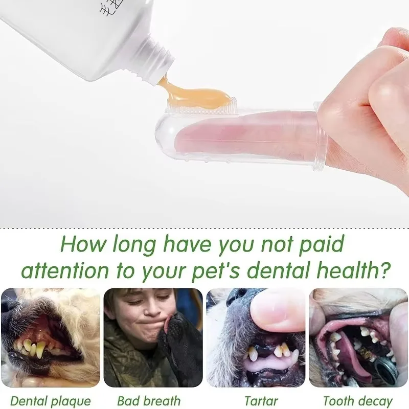 Super Soft Pet Finger Toothbru - Teeth Whitening Brush avaliação e preço