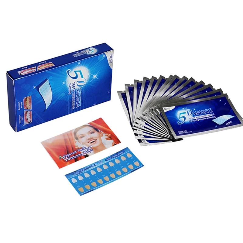5D Teeth Whitening Strips 56 S - Teeth Whitening Gel Refills avaliação e preço