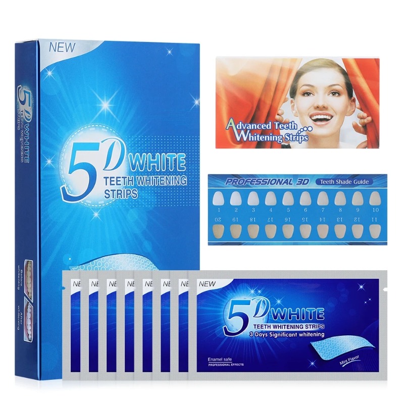 5D Teeth Whitening Strips 56 S - Teeth Whitening Gel Refills avaliação e preço