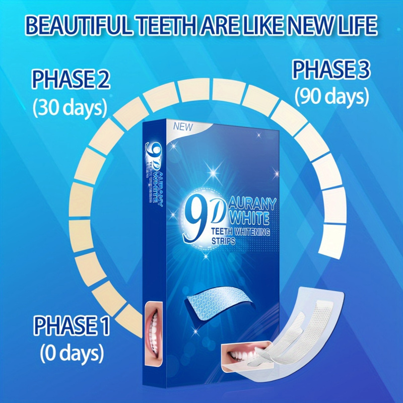21 Pairs of 9D Aurany White Te - Teeth Whitening Singapore avaliação e preço