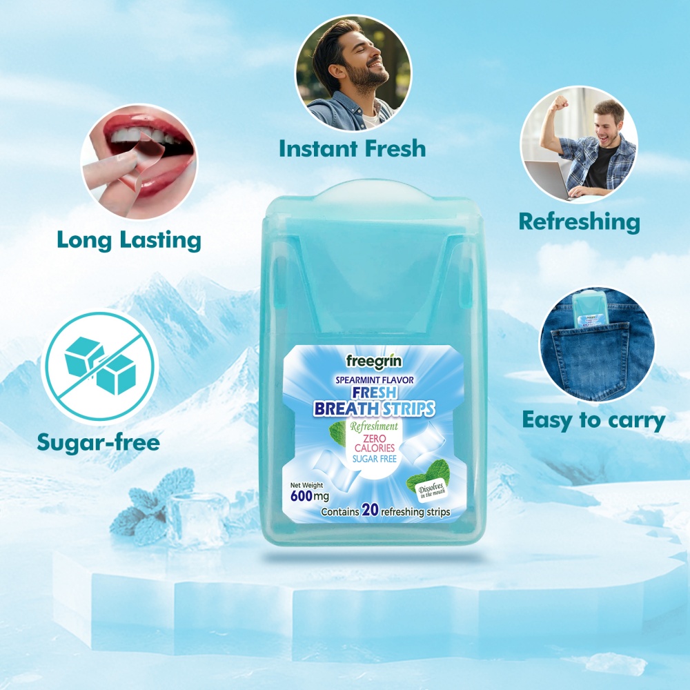 FREEGRIN Spearmint Flavored Fr - Teeth Whitening In Office avaliação e preço