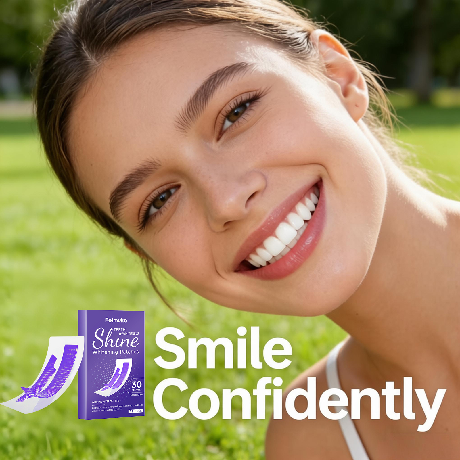 Purple Teeth Whitening Strips  - Teeth Whitening Quick Results avaliação e preço