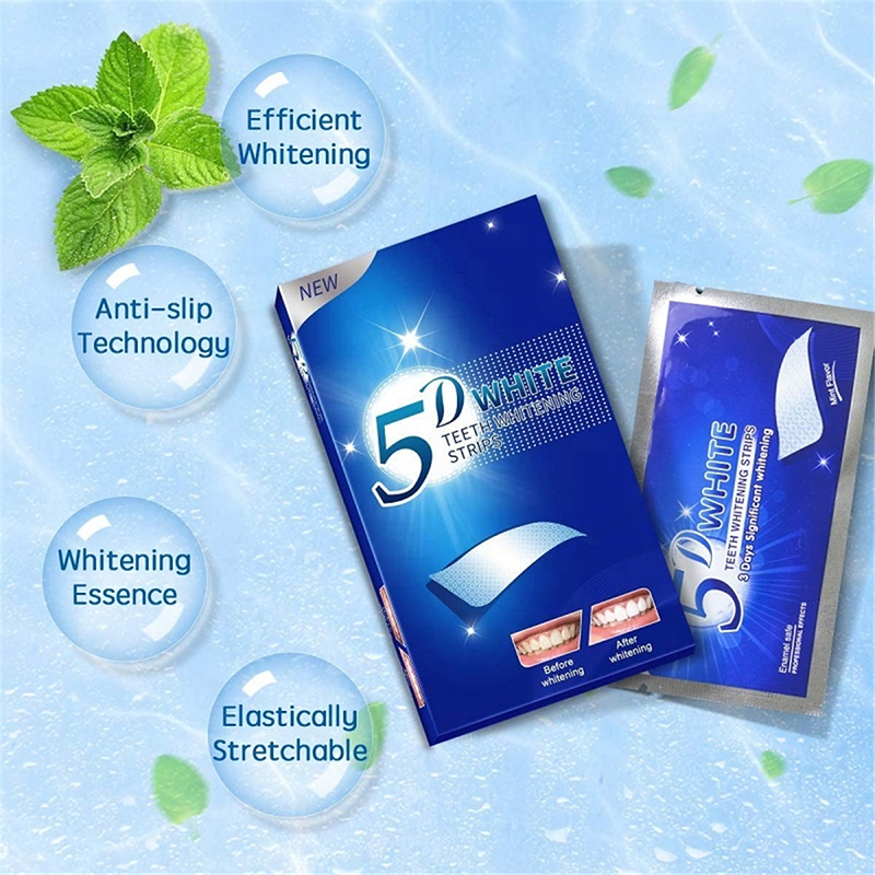 5D Teeth Whitening Strips Dent - Teeth Whitening Gel Refills avaliação e preço