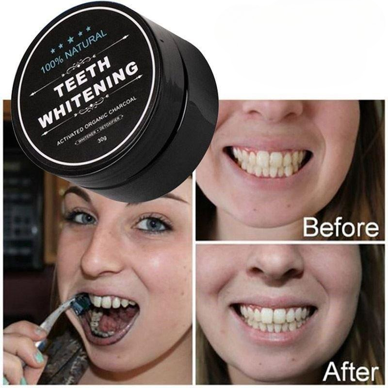 1 Box Activated Charcoal Teeth - Teeth Whitening Charcoal avaliação e preço