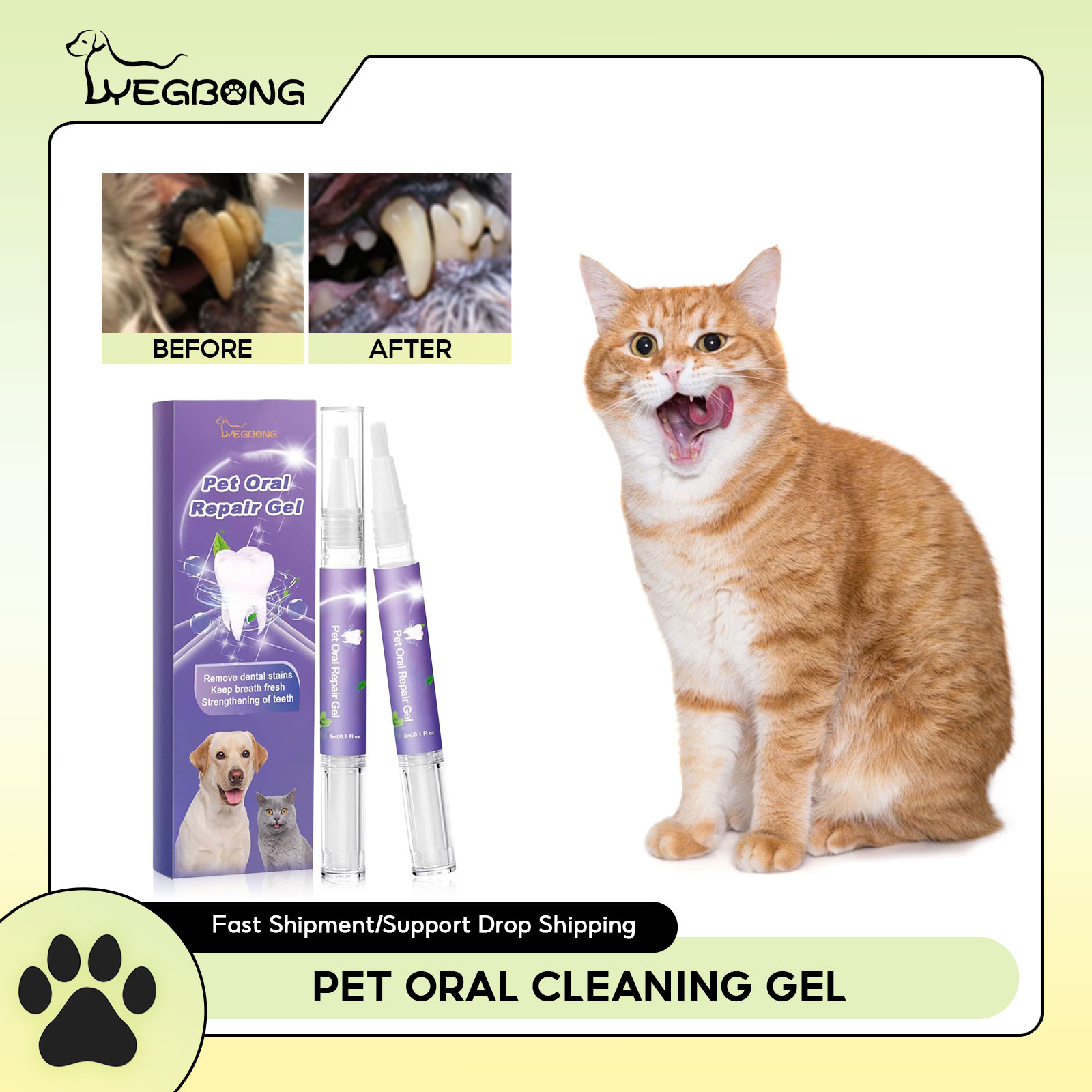 Pet Oral Repair Gel Puppy Tart - Teeth Whitening Singapore avaliação e preço
