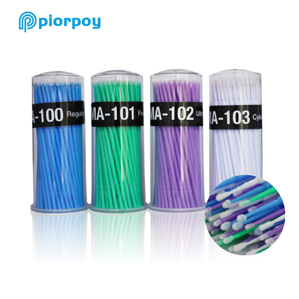 PIORPOY 400Pcs/Box Dental Micr - Teeth Whitening Brush avaliação e preço