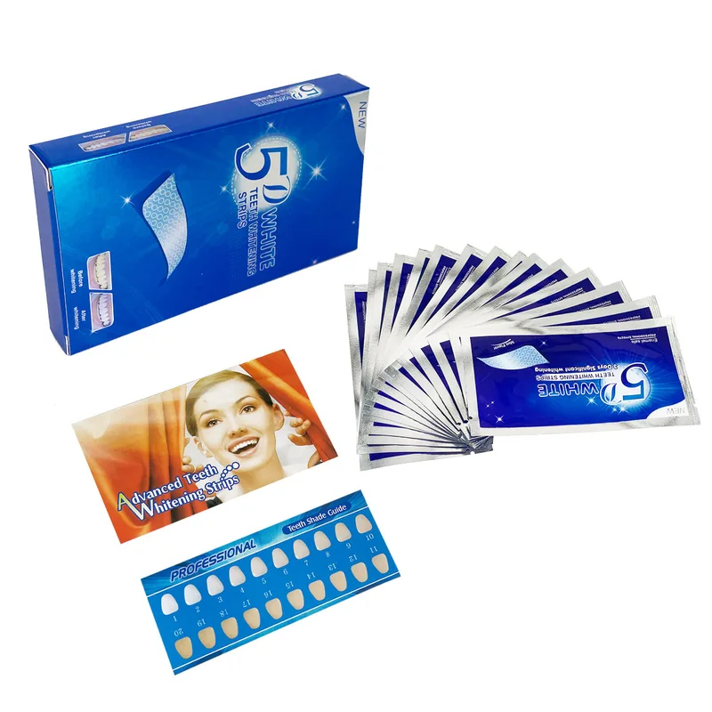1/14pair 5D gel tooth whitenin - Teeth Whitening Gel Refills avaliação e preço