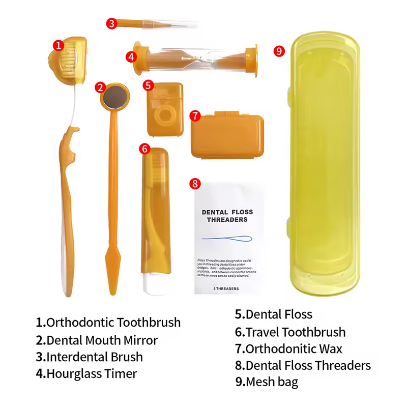 Portable Travel Dental Orthodo - Teeth Whitening Brush avaliação e preço
