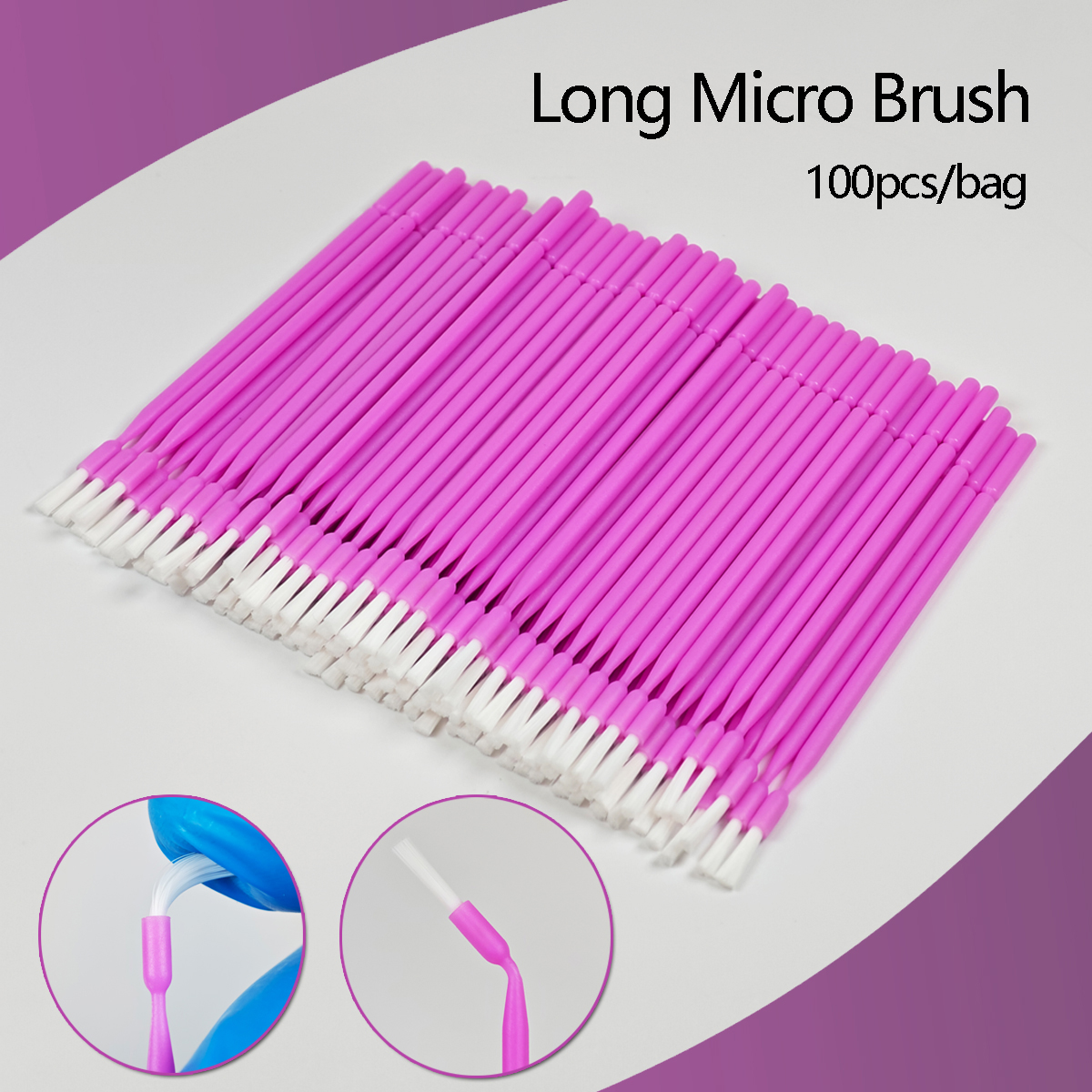 100Pcs Dental Disposable Micro - Teeth Whitening Brush avaliação e preço
