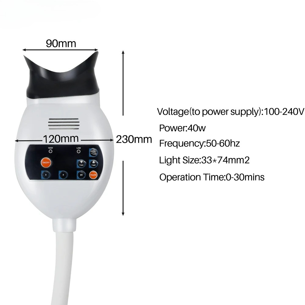 Adjustable 3 Colors LED Teeth  - Teeth Whitening Free avaliação e preço
