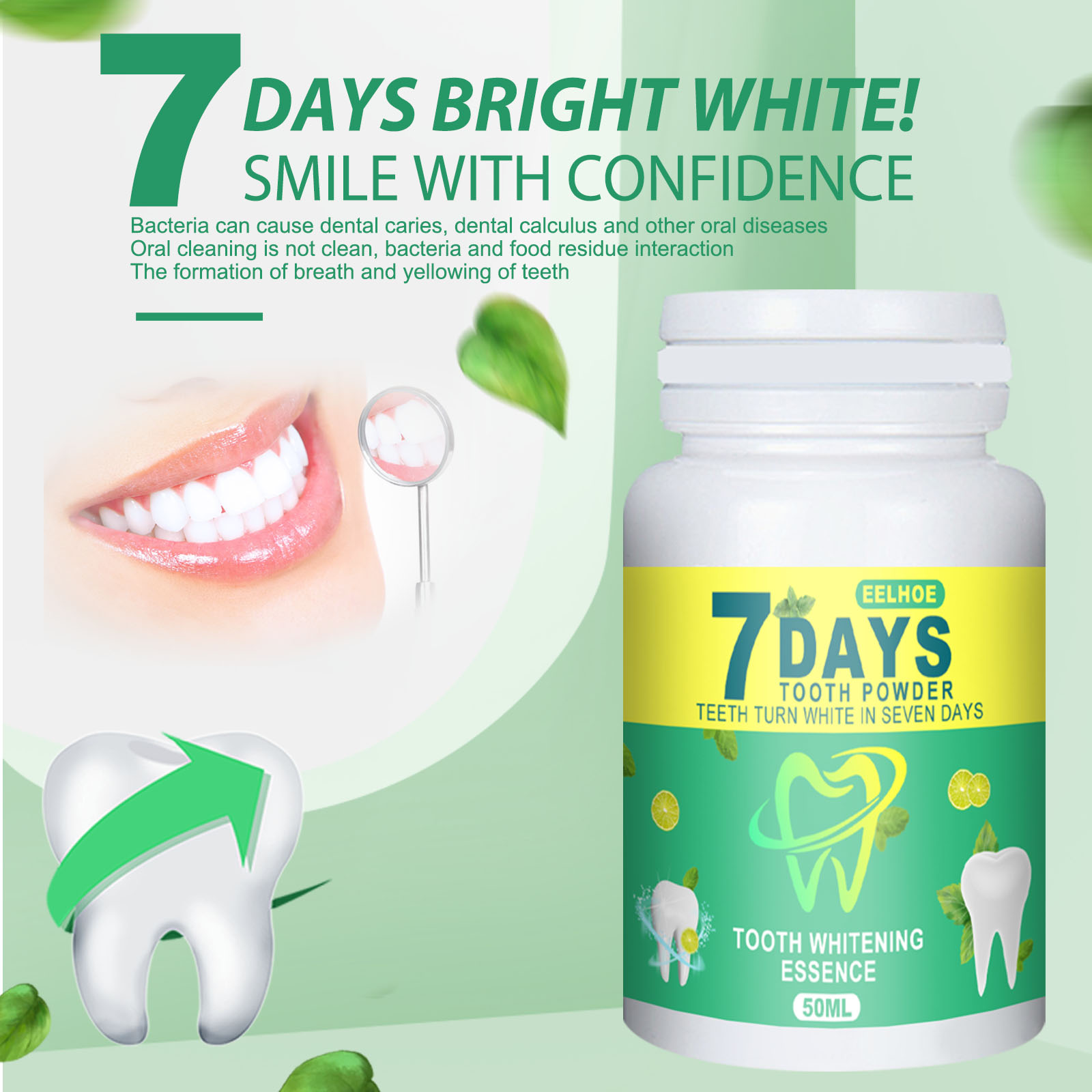 5 Days Whitening Tooth Powder  - Teeth Whitening Effective avaliação e preço