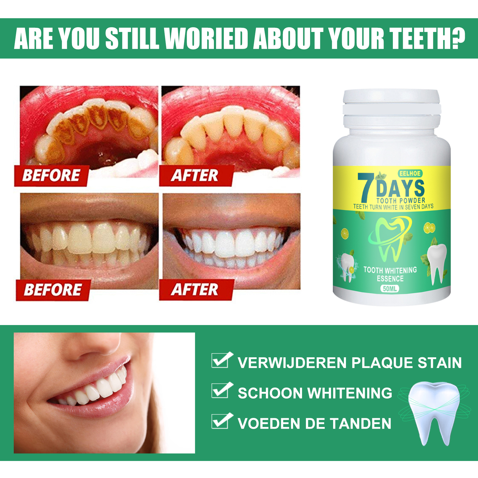 5 Days Whitening Tooth Powder  - Teeth Whitening Effective avaliação e preço