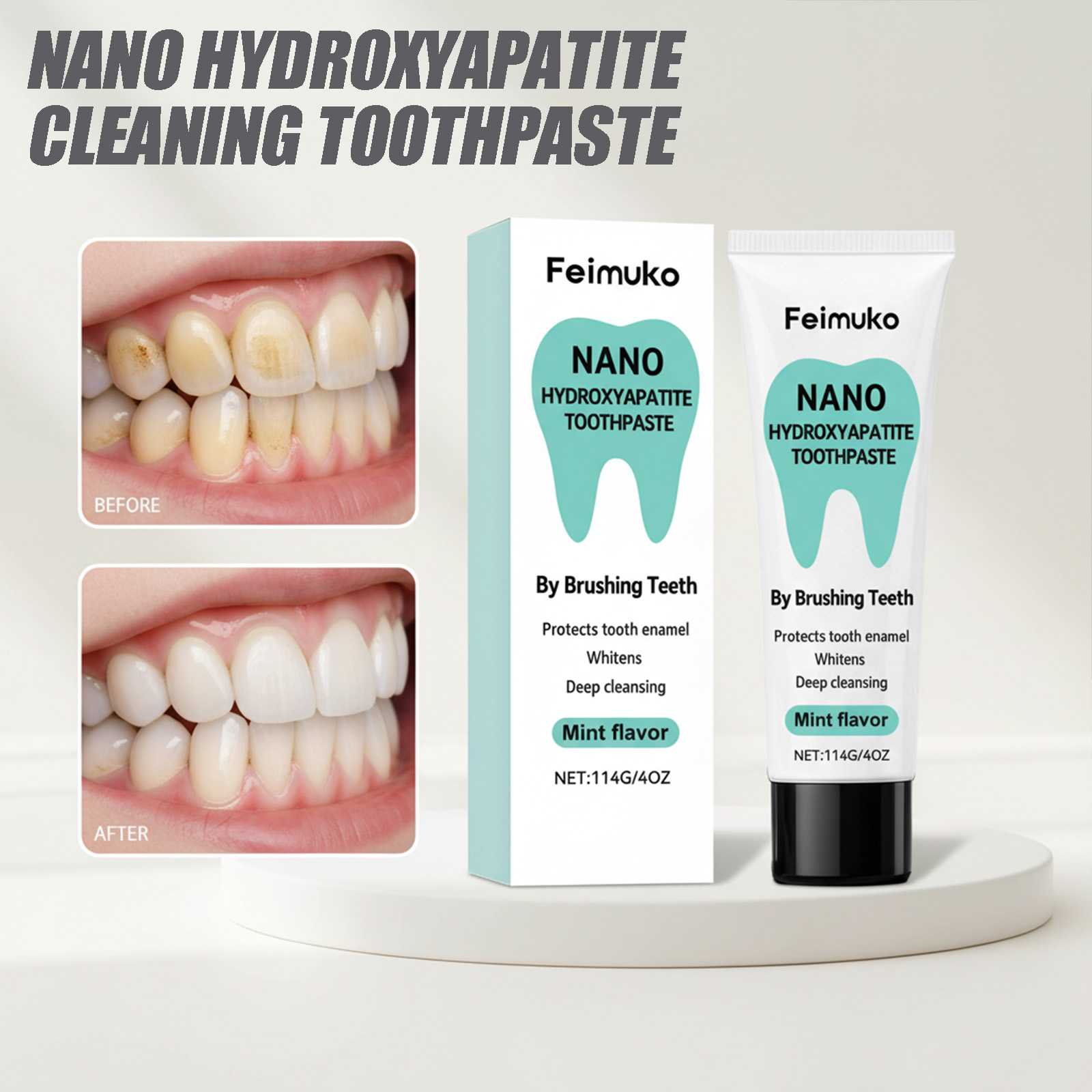 Nano Hydroxyapatite Toothpaste - Teeth Whitening Thailand avaliação e preço
