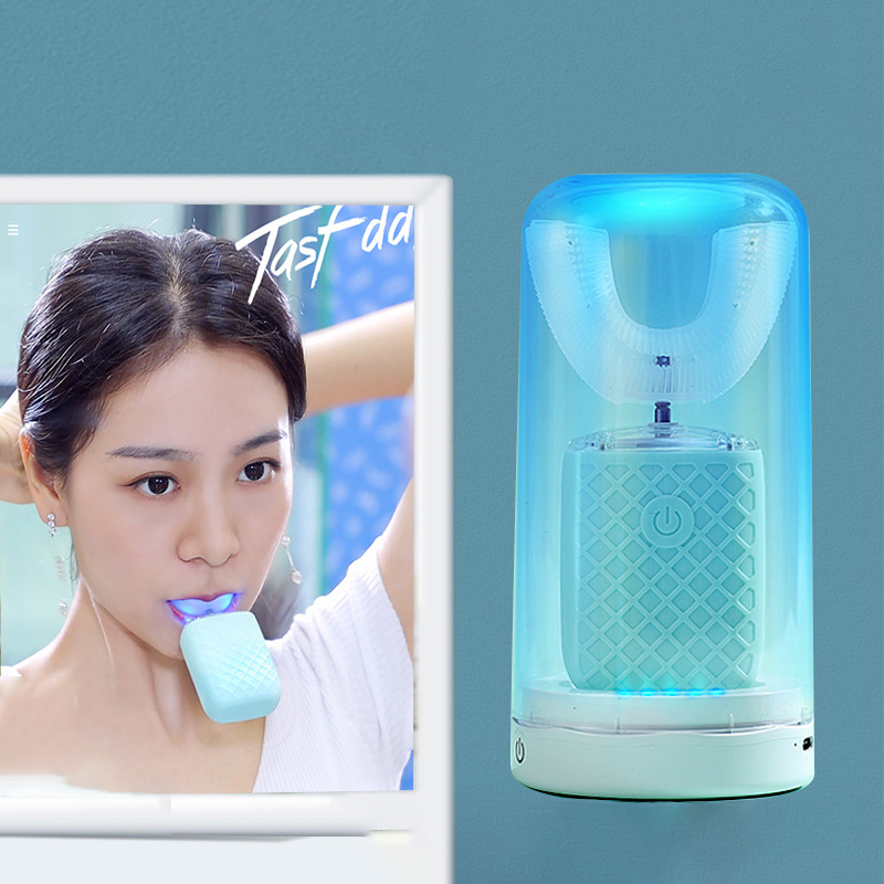 360 Degrees U Shape Electric T - Teeth Whitening Light Kit avaliação e preço