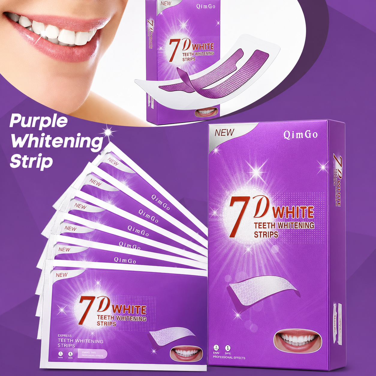 Purple Teeth Whitening Strip N - Teeth Whitening In Office avaliação e preço